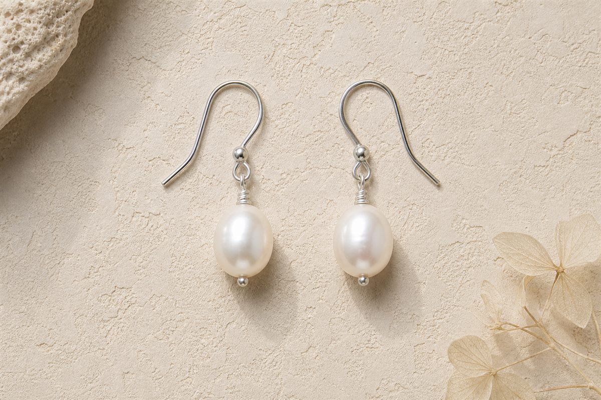Boucles d'Oreilles Perles