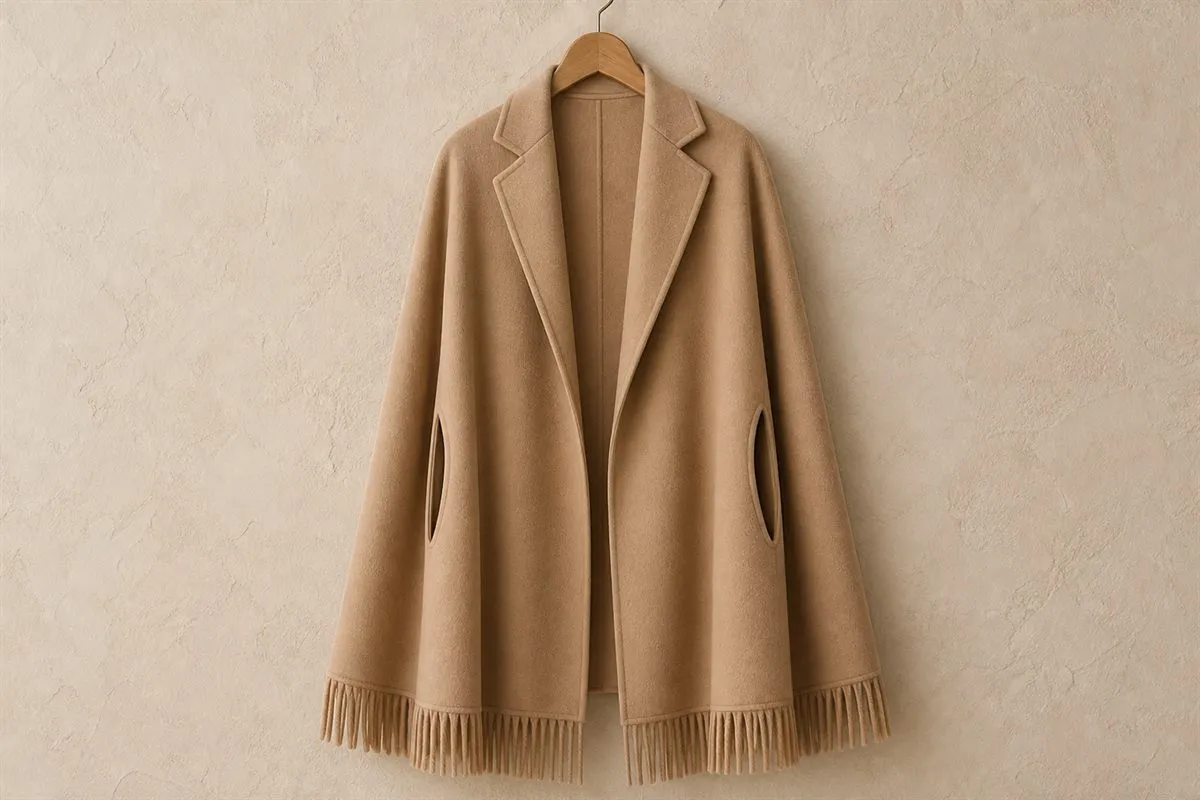 Cape Oversize en Pure Laine Signature