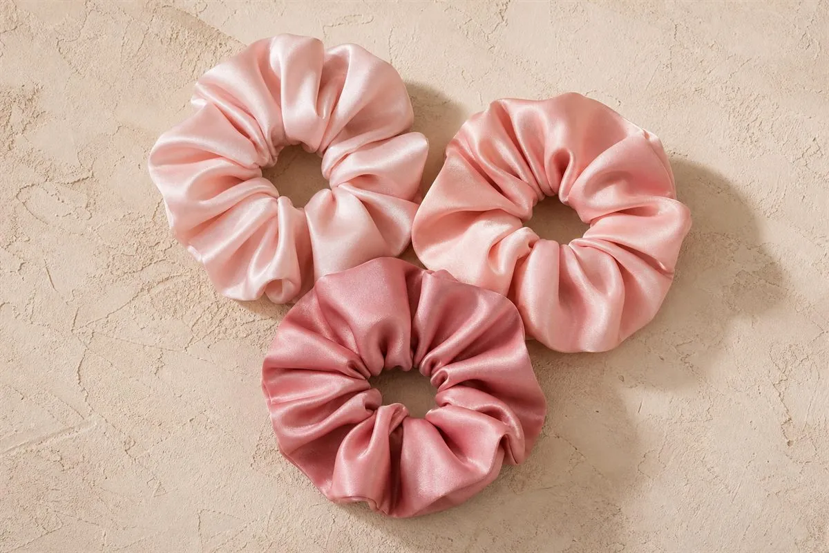 Lot de 3 Chouchous en Soie Muse