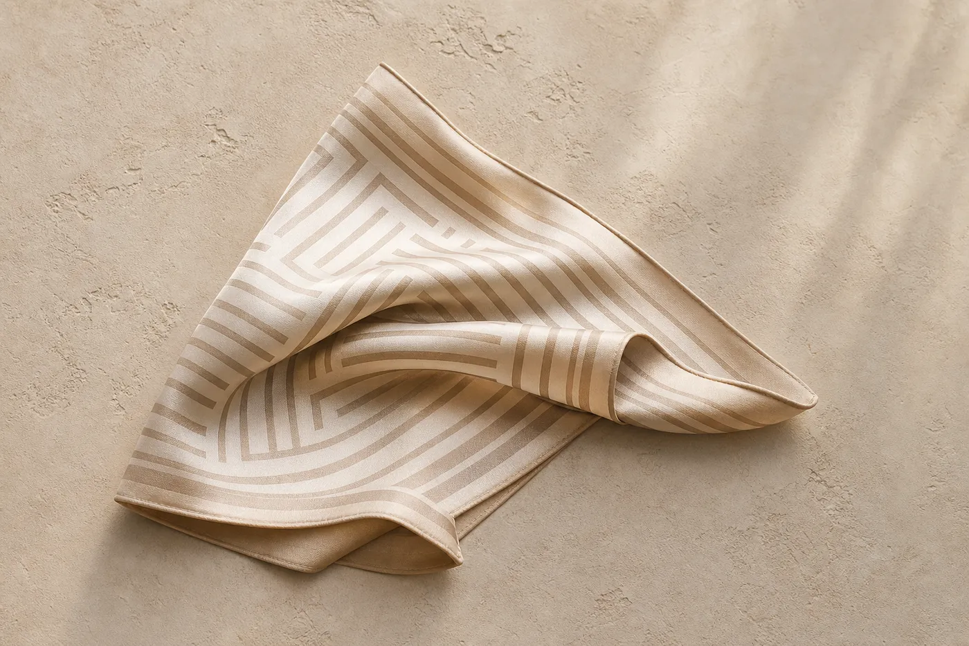 Mini Foulard Carré Soie Touch Signature