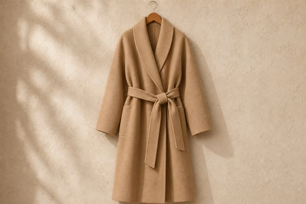 Édition Manteau Peignoir Oversize Ceinturé N°03