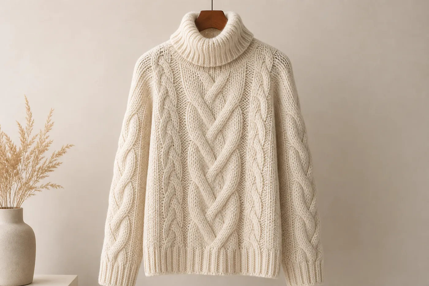 Pull Torsadé en Laine Édition Limitée