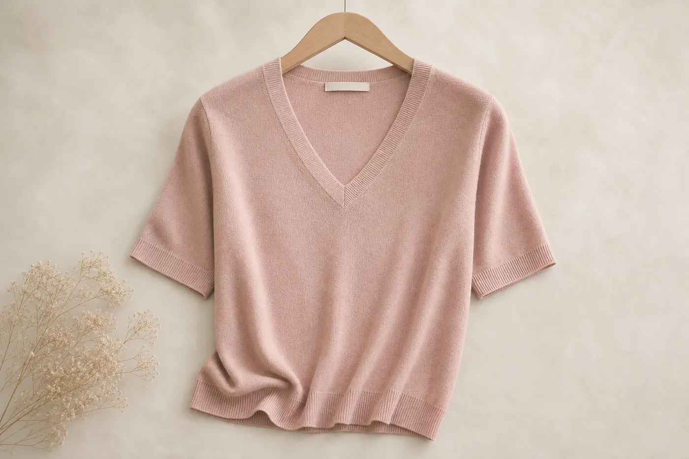 Iconique Top Maille Fine Col V N°19